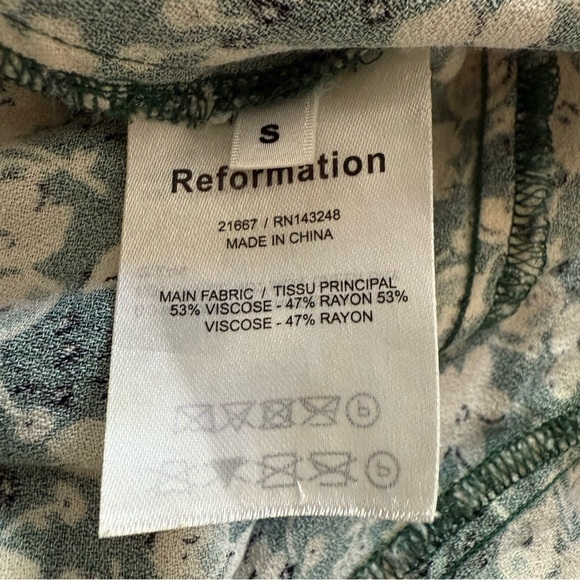REFORMATION Marlowe Slip Dress in Cilantro Size Small - Picture 10 of 11